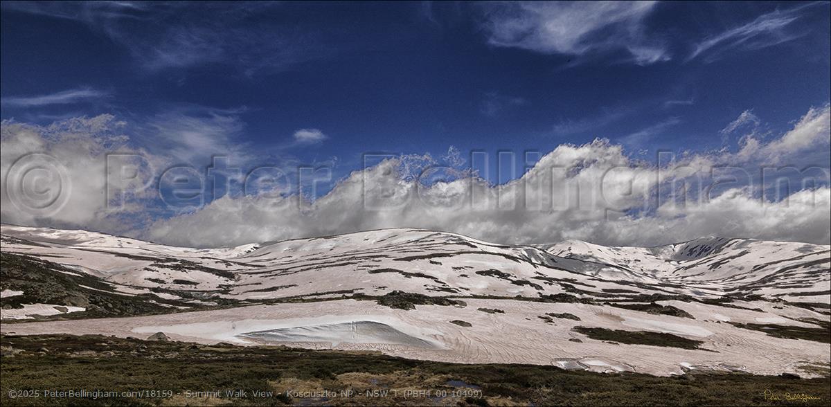 Peter Bellingham Photography Summit Walk View - Kosciuszko NP - NSW T (PBH4 00 10499)